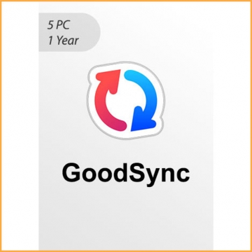 GoodSync - 5 PCs - 1year