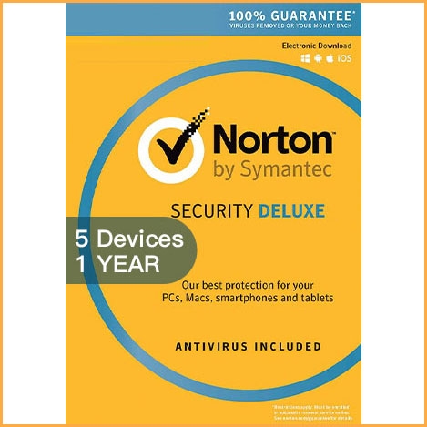 Norton Security Deluxe 3 - 5 Devices - 1 Year [EU]