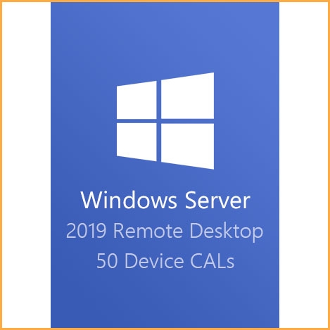 Windows Server 2019 Remote Desktop Key - 50 Device CALs